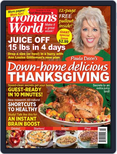 Woman's World November 12th, 2018 Digital Back Issue Cover