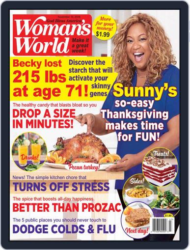 Woman's World November 19th, 2018 Digital Back Issue Cover