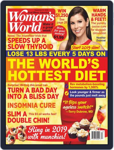 Woman's World December 31st, 2018 Digital Back Issue Cover