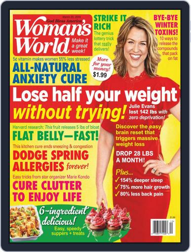 Woman's World March 25th, 2019 Digital Back Issue Cover