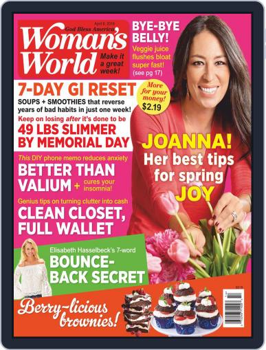 Woman's World April 8th, 2019 Digital Back Issue Cover