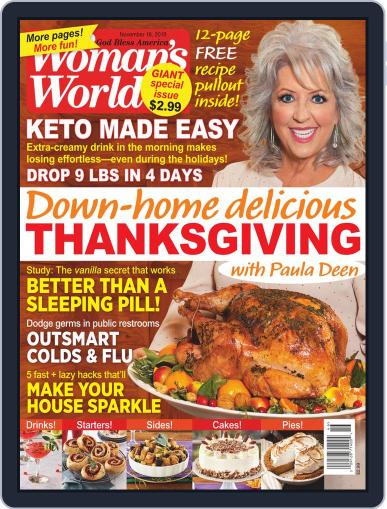 Woman's World November 18th, 2019 Digital Back Issue Cover