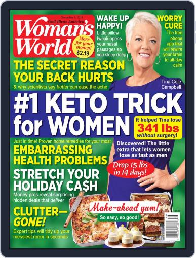 Woman's World December 9th, 2019 Digital Back Issue Cover