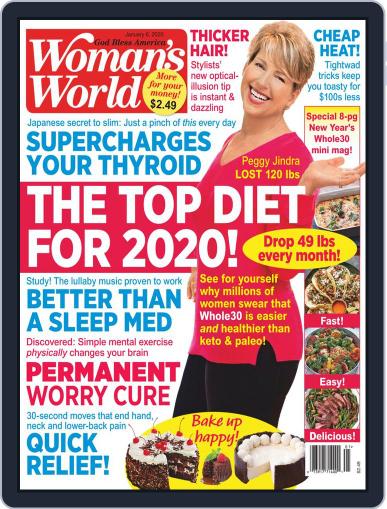 Woman's World January 6th, 2020 Digital Back Issue Cover