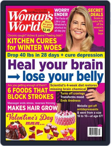 Woman's World February 17th, 2020 Digital Back Issue Cover