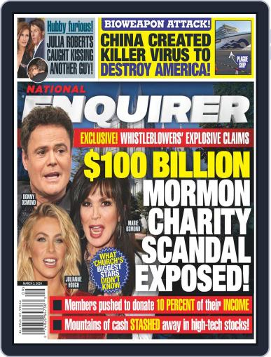 National Enquirer March 2nd, 2020 Digital Back Issue Cover