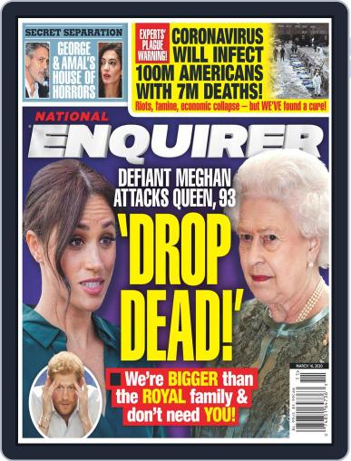 National Enquirer March 16th, 2020 Digital Back Issue Cover