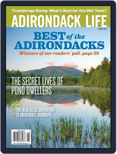 Adirondack Life June 1st, 2015 Digital Back Issue Cover