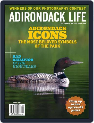 Adirondack Life February 18th, 2016 Digital Back Issue Cover