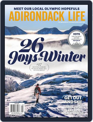 Adirondack Life January 1st, 2018 Digital Back Issue Cover