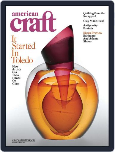 American Craft January 23rd, 2012 Digital Back Issue Cover