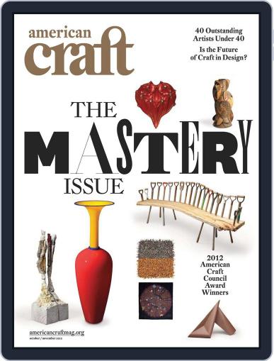 American Craft September 17th, 2012 Digital Back Issue Cover