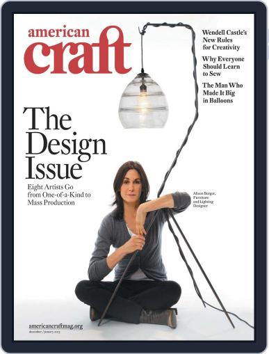 American Craft November 19th, 2012 Digital Back Issue Cover