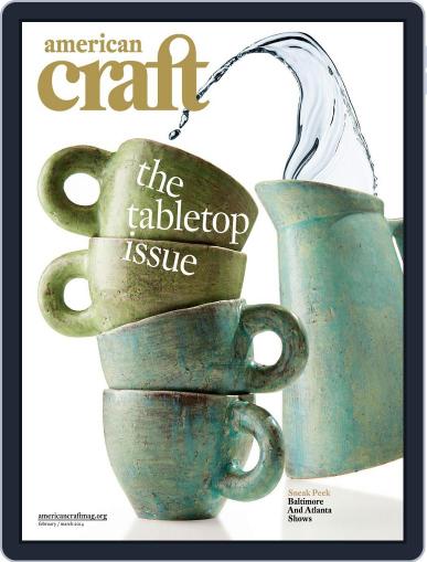 American Craft January 21st, 2014 Digital Back Issue Cover
