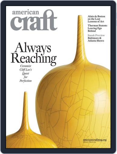 American Craft January 20th, 2015 Digital Back Issue Cover