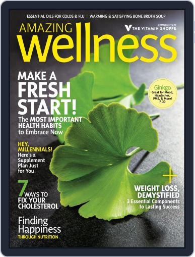 Amazing Wellness January 1st, 2018 Digital Back Issue Cover