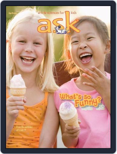 Ask Science And Arts Magazine For Kids And Children April 1st, 2015 Digital Back Issue Cover