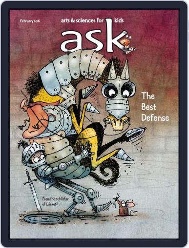 Ask Science And Arts Magazine For Kids And Children February 1st, 2016 Digital Back Issue Cover