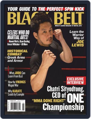 Black Belt April 1st, 2019 Digital Back Issue Cover
