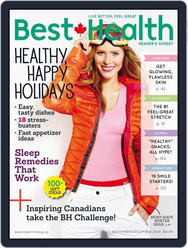 Best Health November 10th, 2014 Digital Back Issue Cover
