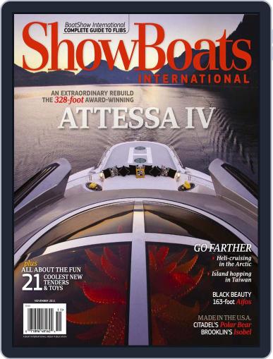 ShowBoats International October 24th, 2011 Digital Back Issue Cover