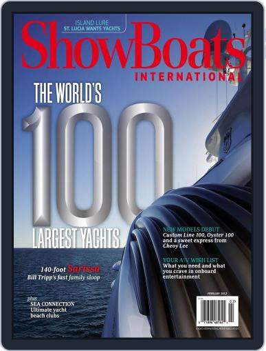ShowBoats International January 16th, 2012 Digital Back Issue Cover