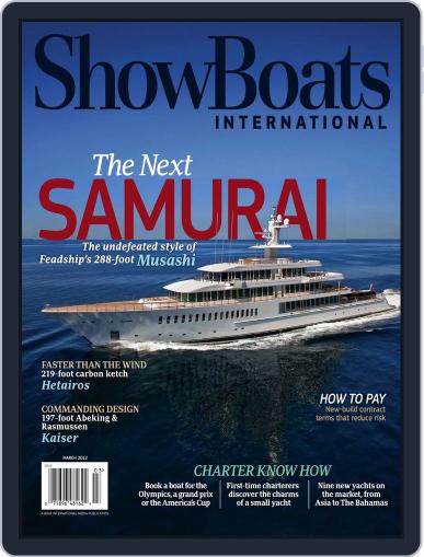 ShowBoats International February 27th, 2012 Digital Back Issue Cover