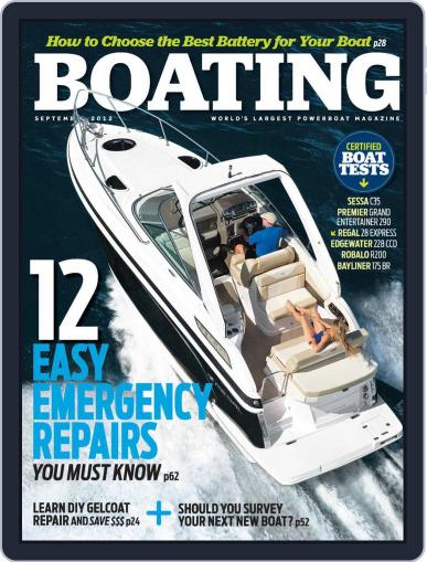 Boating August 11th, 2012 Digital Back Issue Cover