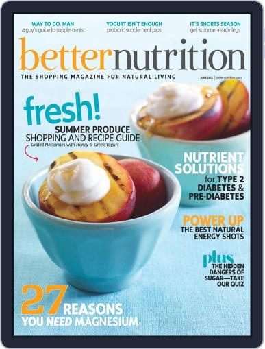 Better Nutrition May 24th, 2012 Digital Back Issue Cover