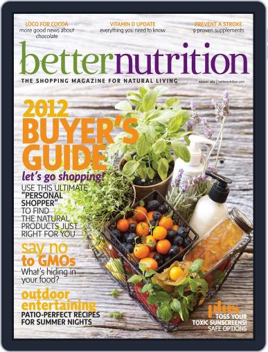 Better Nutrition July 25th, 2012 Digital Back Issue Cover