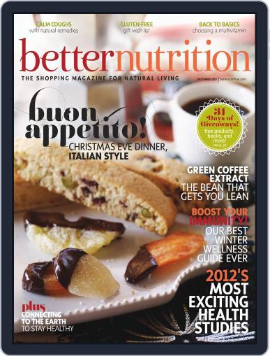 Better Nutrition November 23rd, 2012 Digital Back Issue Cover