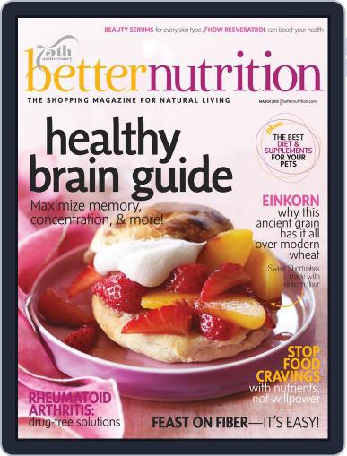 Better Nutrition February 28th, 2013 Digital Back Issue Cover