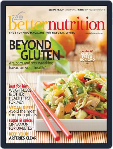 Better Nutrition May 28th, 2013 Digital Back Issue Cover