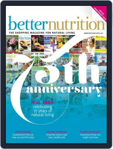 Better Nutrition July 30th, 2013 Digital Back Issue Cover