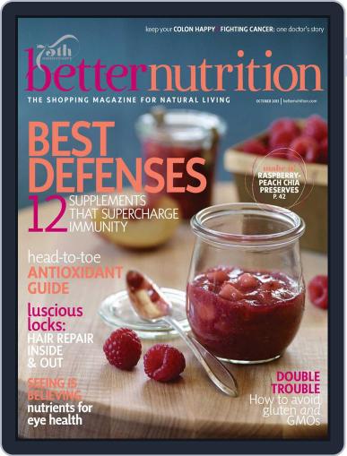 Better Nutrition October 1st, 2013 Digital Back Issue Cover