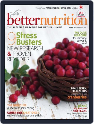 Better Nutrition November 26th, 2013 Digital Back Issue Cover