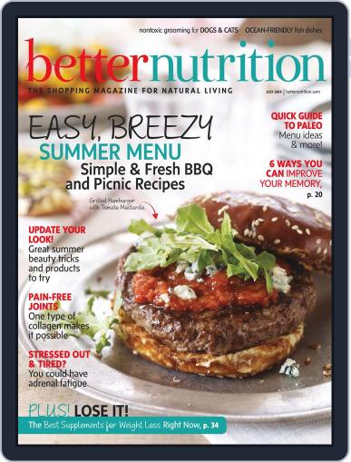 Better Nutrition June 28th, 2014 Digital Back Issue Cover