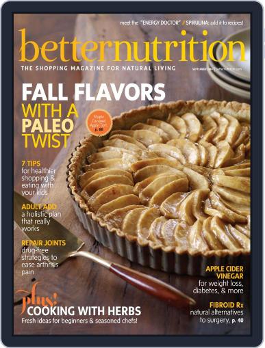 Better Nutrition August 30th, 2014 Digital Back Issue Cover