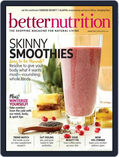 Better Nutrition December 30th, 2014 Digital Back Issue Cover