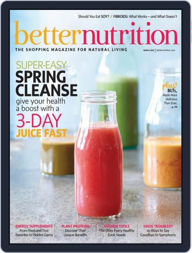 Better Nutrition March 3rd, 2015 Digital Back Issue Cover