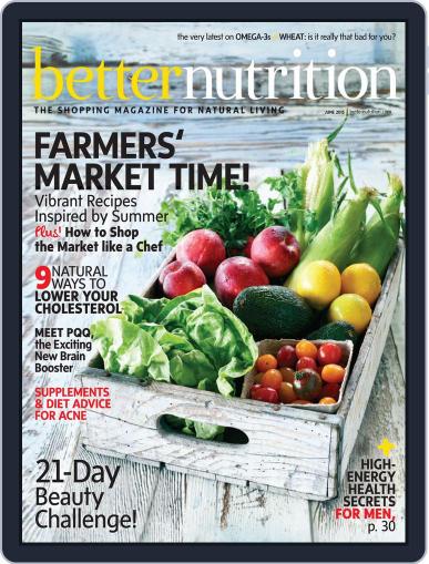 Better Nutrition June 1st, 2015 Digital Back Issue Cover
