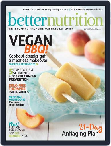Better Nutrition July 1st, 2015 Digital Back Issue Cover