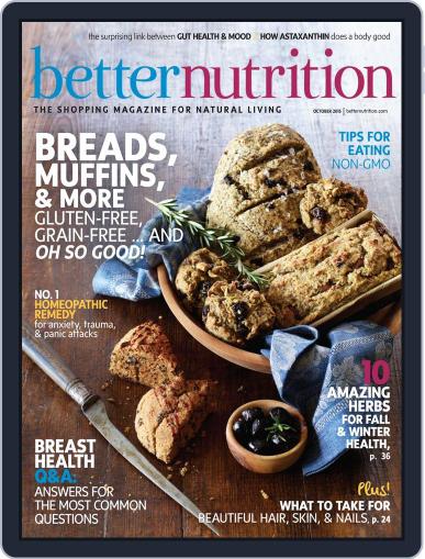 Better Nutrition October 1st, 2015 Digital Back Issue Cover