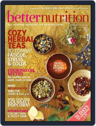 Better Nutrition December 1st, 2015 Digital Back Issue Cover