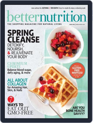Better Nutrition February 26th, 2016 Digital Back Issue Cover