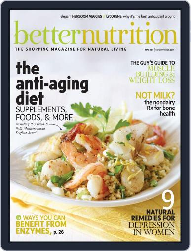 Better Nutrition April 27th, 2016 Digital Back Issue Cover