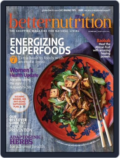 Better Nutrition October 1st, 2016 Digital Back Issue Cover