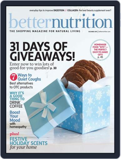 Better Nutrition December 1st, 2016 Digital Back Issue Cover