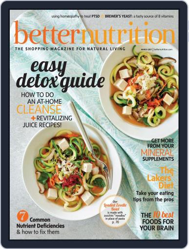 Better Nutrition March 1st, 2017 Digital Back Issue Cover