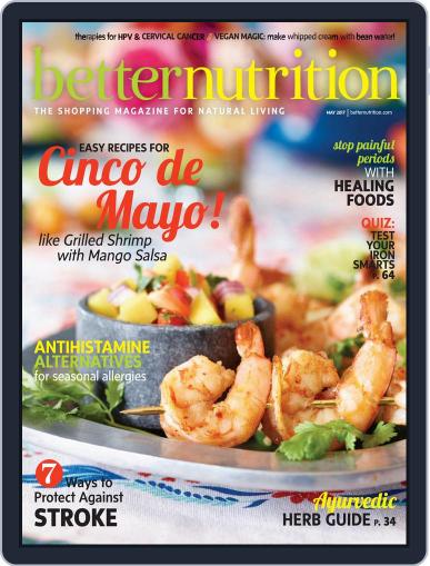 Better Nutrition May 1st, 2017 Digital Back Issue Cover